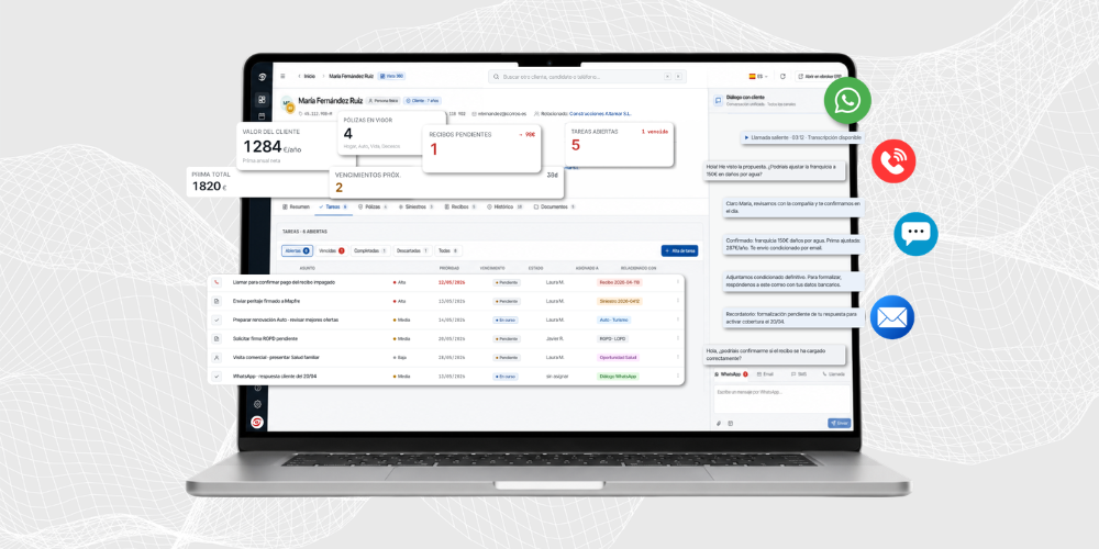 CRM para corredores de seguros